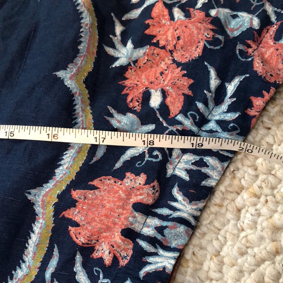 Free People linen blend top with tie - Picture 12 of 12